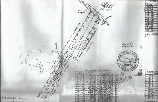 terrain chitre plan