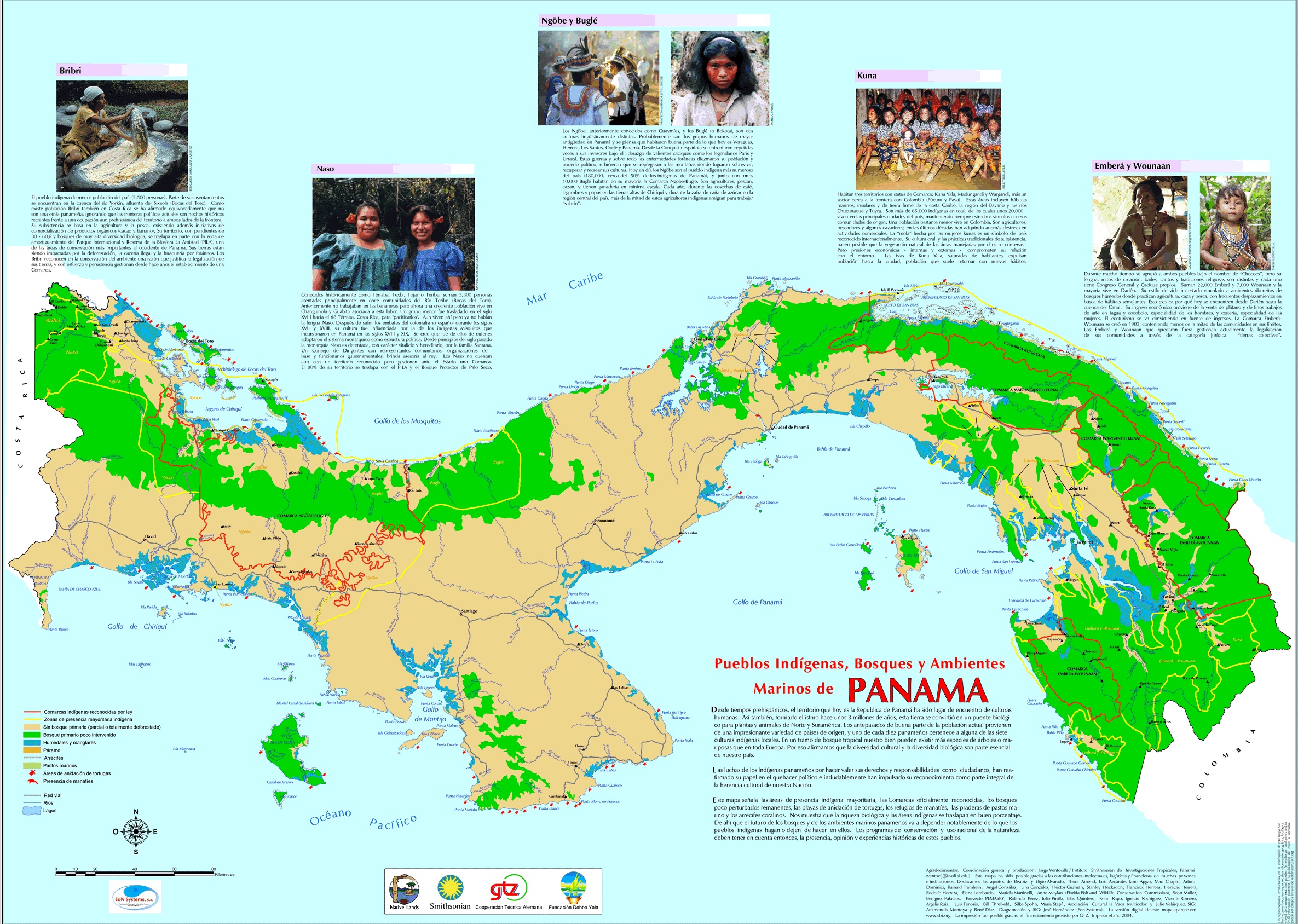 carte de tribut panaméennes